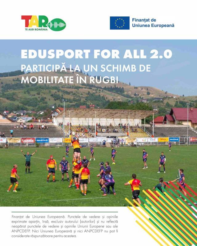 Tehnicieni dedicați rugbiului, invitați de Fundația Te Aud România să se alăture unui proiect ce vizează dezvoltarea sportului de masă