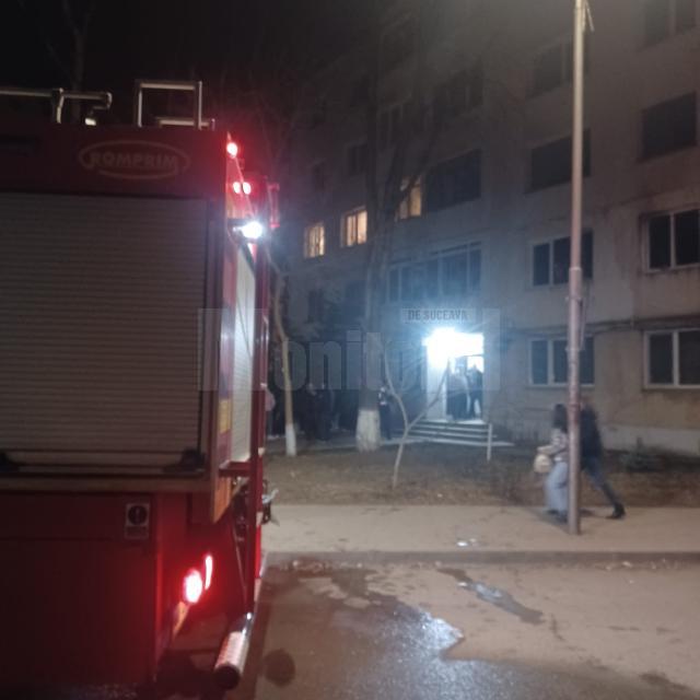 Incendiu în strada Zorilor din Suceava