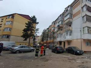 Blocul afectat de explozie in cartierul Burdujeni