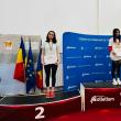 Selena Robaniuc, prima din stanga, pe podiumul Campionatului National