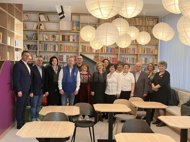 Bibliotecă modernizată cu o donație de 28.000 euro, la LPS Suceava