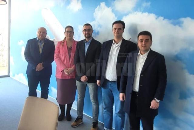 Gheorghe Șoldan a mers la Viena pentru a discuta cu reprezentanții Wizz Air despre noi zboruri de la Suceava