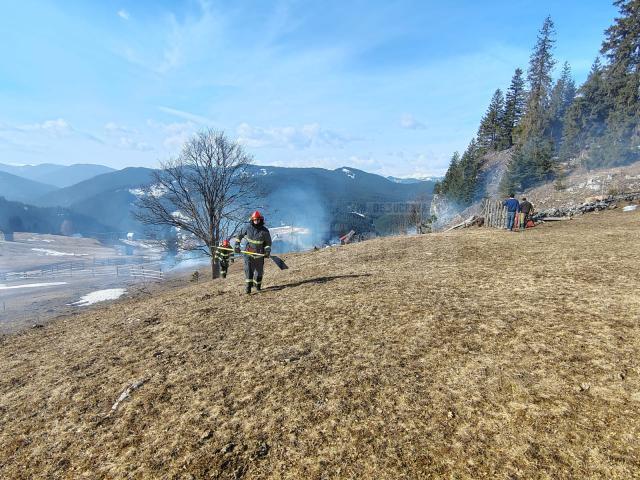 Incendiul din cătunul Fluturica