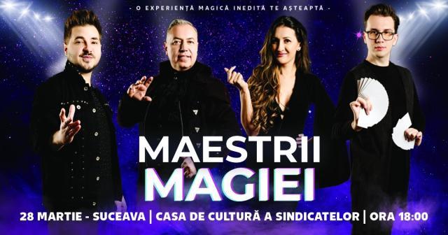 „Maeștrii Magiei”, un spectacol interactiv și dinamic pe scena Casei de Cultură a Sindicatelor