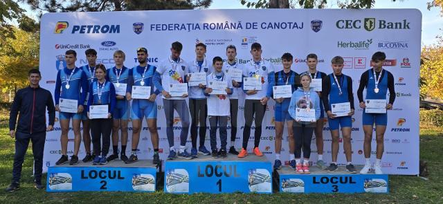 Canotorii de la CSM Suceava sunt abonati la podiumul de premiere