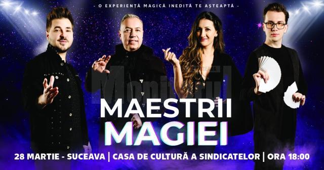 „Maeștrii Magiei”, un spectacol interactiv și dinamic pe scena Casei de Cultură a Sindicatelor