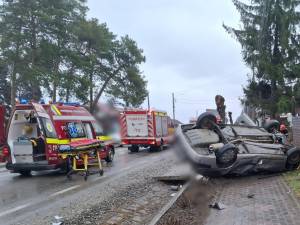 Accident la Drăgușeni