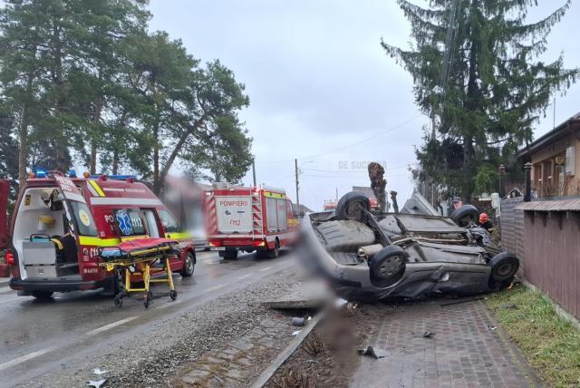 Accident la Drăgușeni