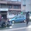 Femeie accidentată pe trecerea de pietoni de la Policlinică