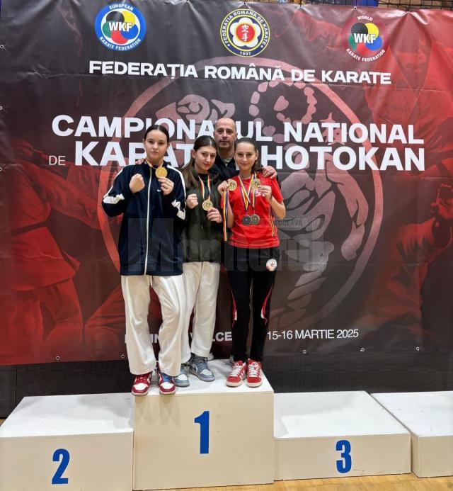 Rezultat de excepție pentru echipa de kata feminin juniori I la Campionatul Național de Shotokan