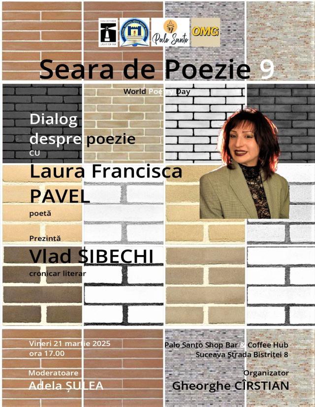 Poezie și teatru, evenimente culturale organizate, vineri, la Suceava, de Casa de Poezie Light of ink