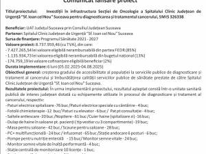 Comunicat lansare proiect