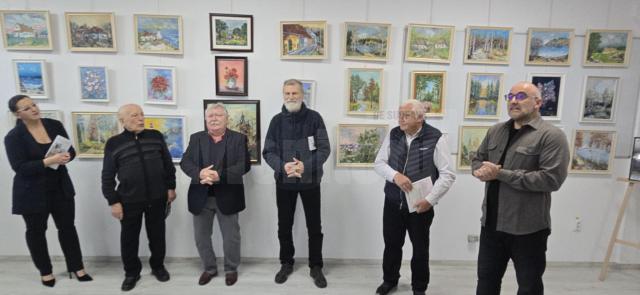 60 de tablouri, „ecouri în culoare”, expuse de Nicolae Paziuc, la Galeria „Zamca”