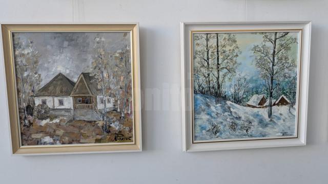 60 de tablouri, „ecouri în culoare”, expuse de Nicolae Paziuc, la Galeria „Zamca”