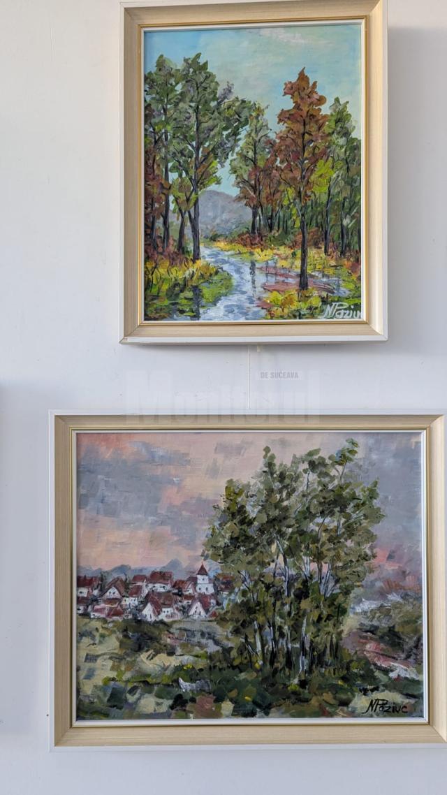 60 de tablouri, „ecouri în culoare”, expuse de Nicolae Paziuc, la Galeria „Zamca”