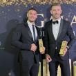 Andrei Cornea și colegul său de barcă, Florin Enache, s-au aflat printre laureații Galei Sportului Românesc