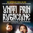 Laura Olteanu, părintele Nikodimos Kabarnos și Corul psaltic Theophonos, pe scena Casei de ...