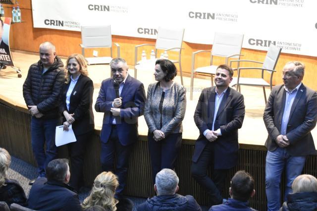 Mesaje de forță pentru susținerea lui Crin Antonescu, transmise de liderii PNL și PSD Suceava: „Este singurul președinte de care România are nevoie și care va continua dezvoltarea țării”