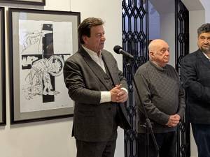 Vernisajul expoziției de gravură „Drumul crucii”