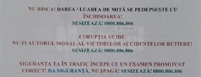Cursanții școlilor de șoferi vor semna că au fost instruiți să nu dea șpagă pentru permis