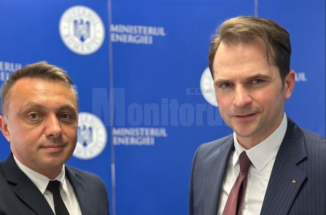 Primarul Marius Rîpan și ministrul Energiei, Sebastian Burduja