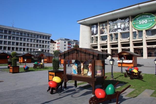 Fără ouă colorate, „mușcate spânzurate” și iepuri din sârmă cu beteală, de Paște, în Suceava