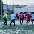 Etapa a II-a a Campionatului Județean de old-boys s-a încheiat într-un decor hibernal