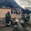 Un puternic incendiu a izbucnit în dimineața zilei de miercuri la o gospodărie din comuna Preutești