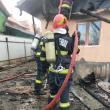 Un puternic incendiu a izbucnit în dimineața zilei de miercuri la o gospodărie din comuna Preutești