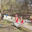 În ciuda mobilizării de forțe, aleea de acces spre Cetate prin Parcul Șipote nu poate fi finalizată până la Paște