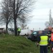 Accident la ieșire din Fălticeni spre Baia