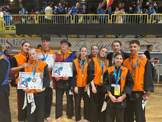 8 medalii la Campionatul Mondial de Qwan Ki Do din Italia