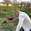David Saranga a făcut mămăligă la ceaun, cu foc de lemne