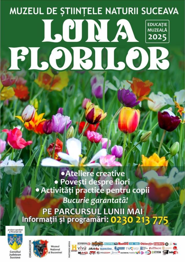 „Luna Florilor”, educație muzeală la Muzeul de Științele Naturii, în luna mai