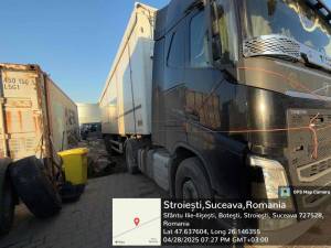 Tir confiscat pentru transport de deșeuri fără acte de proveniență și de destinație
