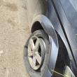 Șofer fugar urmărit din Suceava, oprit abia în zona Pașcani, unde a trecut prin barajul cu țepi al polițiștilor