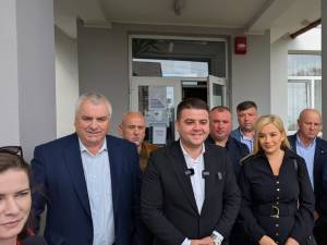 Președintele PSD Suceava, la vot alături de soție și colegi de partid