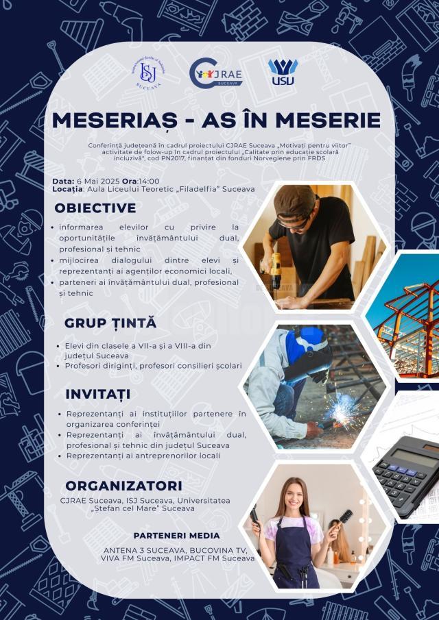 Oportunitățile învățământului dual, profesional și tehnic, promovat la „MeseriAȘ - AS în meserie”