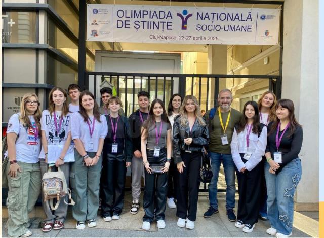Lotul sucevean s-a întors cu rezultate bune de la Olimpiada de Știinte socio-umane, de la Cluj