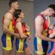 Ședință foto memorabilă cu primul copil al olimpicilor canotori, Ionela și Marius Cozmiuc