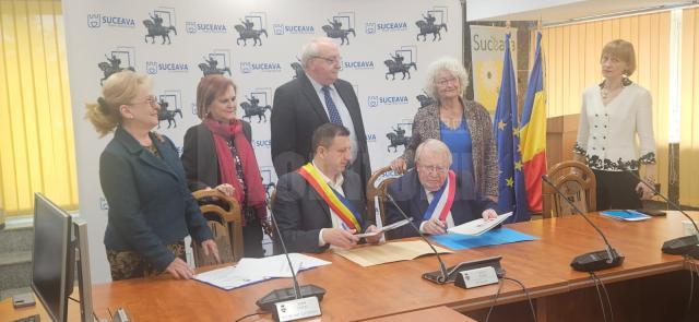 Noua „Carte de Înfrățire” între orașele Suceava și Laval, semnată la 15 ani de parteneriat