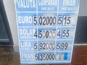 Miercuri, un euro se putea cumpăra cu 5,15 lei