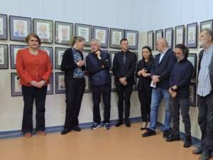 86 de caricaturi cu portretele candidaților la președinția României din 1989 până în prezent, realizate de Ovidiu Stanciu, expuse la Galeria de artă „ArtLaBurdujeni”