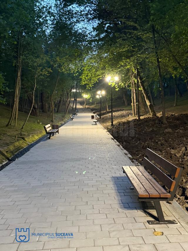 Parcul Sipote, după lucrările de reabilitare