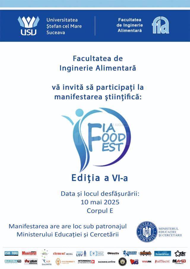 Concurs studențesc de produse alimentare inovative, sâmbătă, la Universitate