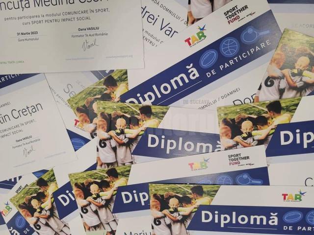 Program de psihologie sportivă dedicat antrenorilor de rugby din Suceava, derulat de Fundația Te Aud România