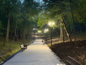 Parcul Sipote, după lucrările de reabilitare