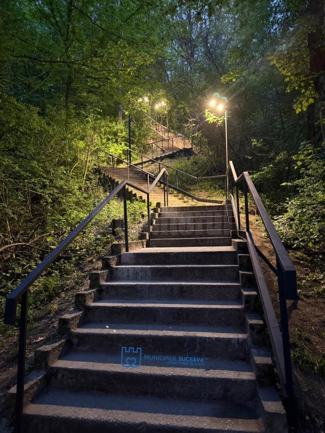 Parcul Sipote, după lucrările de reabilitare