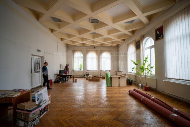 Șoldan anunță începerea reabilitării corpului B al Bibliotecii Bucovinei „I.G. Sbiera” din Suceava