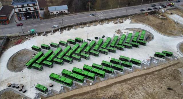 Autobaza TPL cu punctele de încărcare active